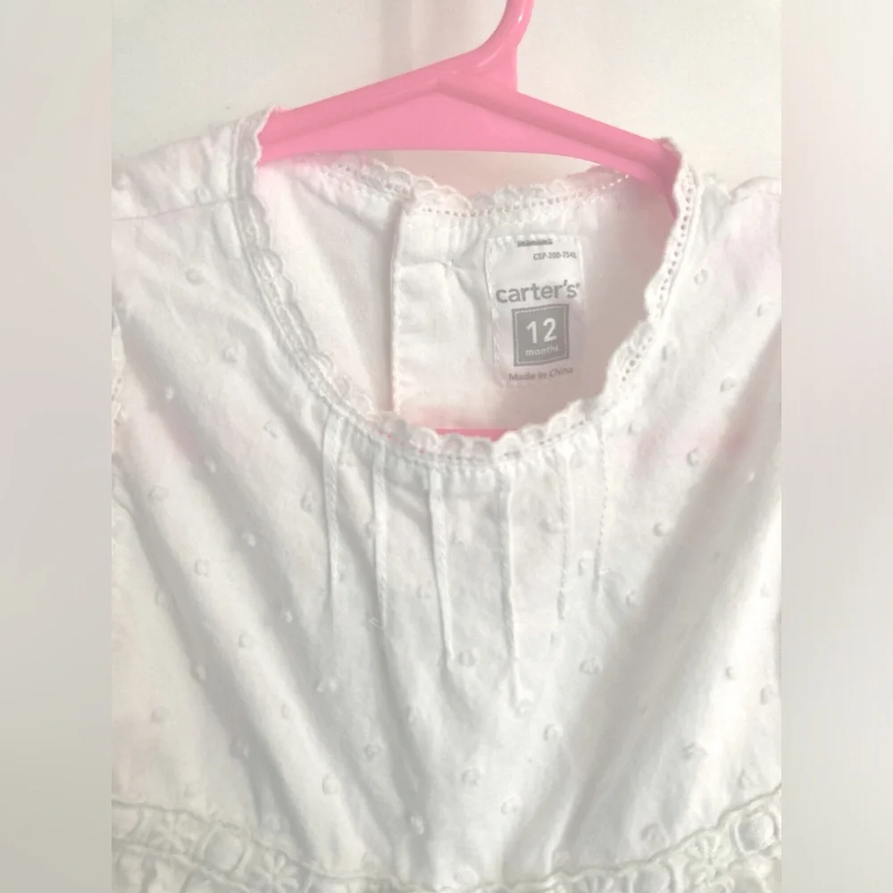 Carters White dress